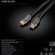 BLACK 3.0 - Cable HDMI-HDM v1.4 3,0 mts