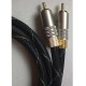Cable 2 rca - 2 rca stereo: 2,0 mts