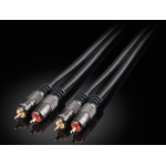 Cable 2 rca - 2 rca stereo Longitud 2,0 mts