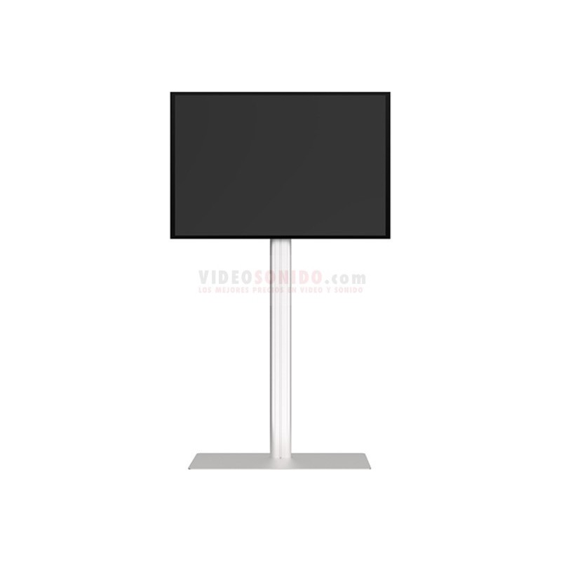 Peana TV - Standbase-180 SILVER (180 cms de altura). Gris